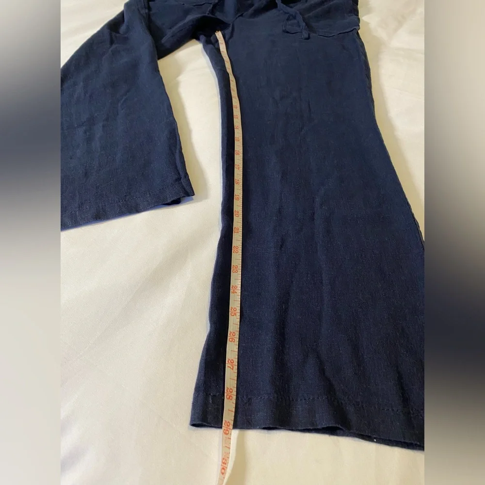 Alexander Jordan Linen-Viscose Blend Pants with Adjustable Drawstring